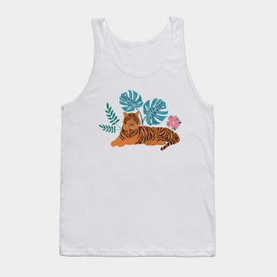 Tropical Jungle Tiger Tank Top